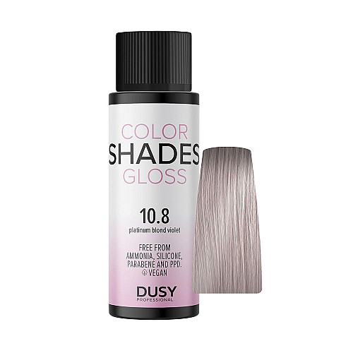 Безамонячна Боя за коса Dusy Color Shades Gloss 60ml / 10.8 Платинено русо виолетово