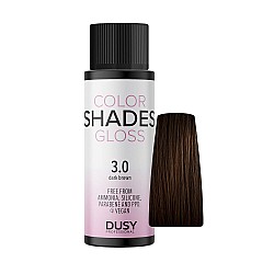 Безамонячна Боя за коса Dusy Color Shades Gloss 60ml / 3.0 Тъмно кафяво