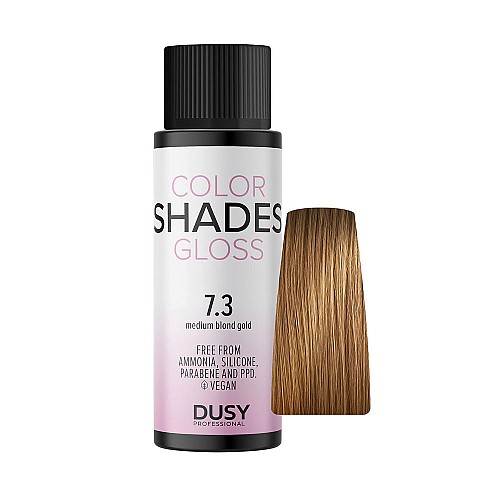 Безамонячна Боя за коса Dusy Color Shades Gloss 60ml / 7.3 Средно русо златисто