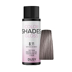 Безамонячна Боя за коса Dusy Color Shades Gloss 60ml / 8.11 Светло русо пепеляво интензивно